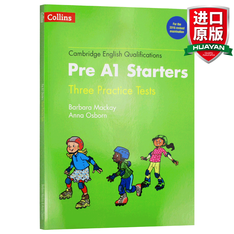 英文原版 Collins Practice Tests for Pre A1 Starters 全英文版