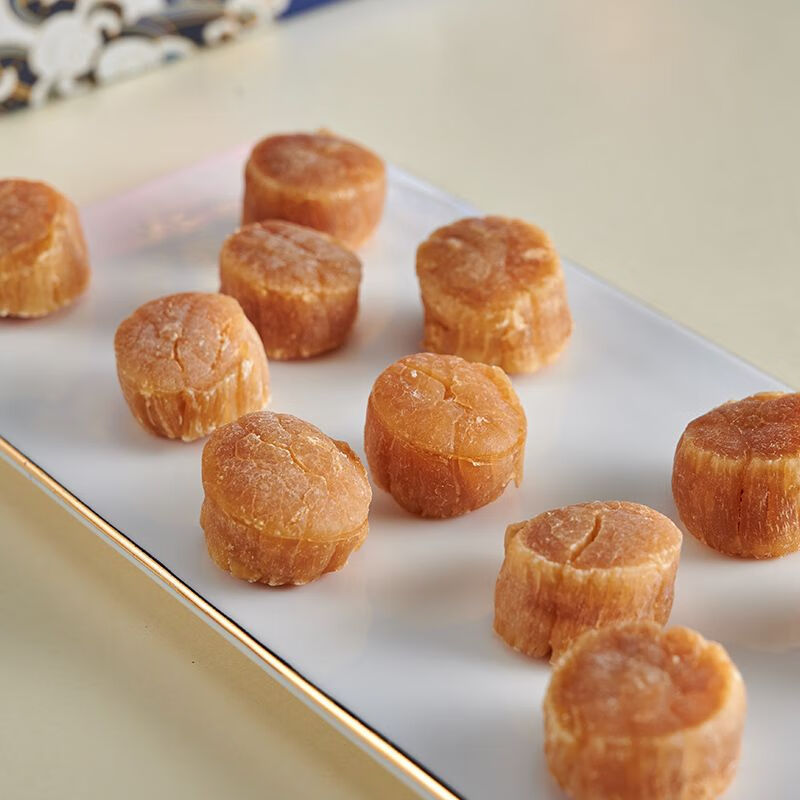 禾澹北海道贝干货大扇贝柱野生瑶柱干贝海鲜水产辅食 如图