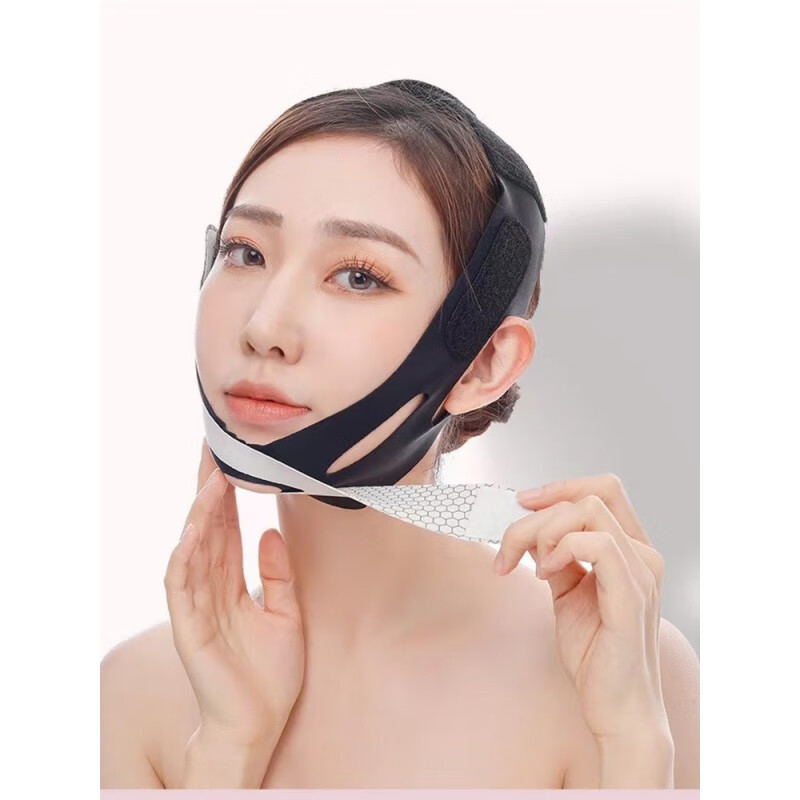 正畸联合头帽颏兜下颌牵引装置反颌地包天辅助器反颌下包上带 黑色