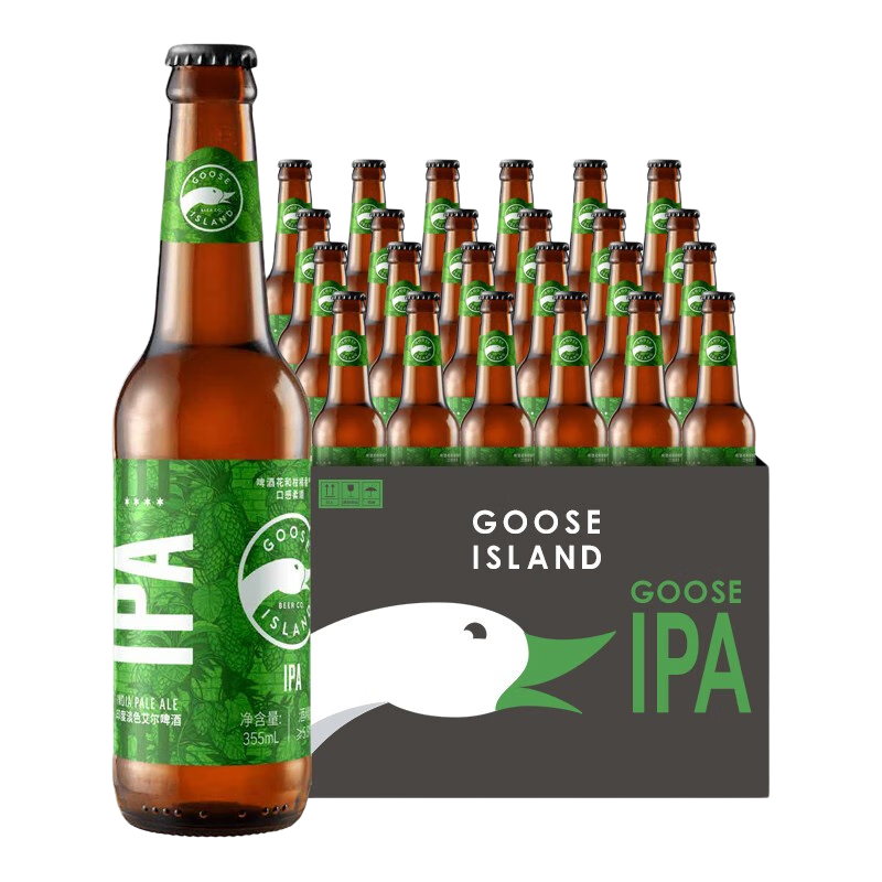 GOOSE ISLAND 鹅岛 IPA 印度淡色艾尔啤酒 355ml*24瓶