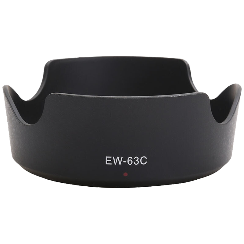 Earlymen早行客 EW-63C 适用佳能EF-S18-55IS STM遮光罩 58mm镜头800D 850D 750D 200D单反相机摄影配件6246731