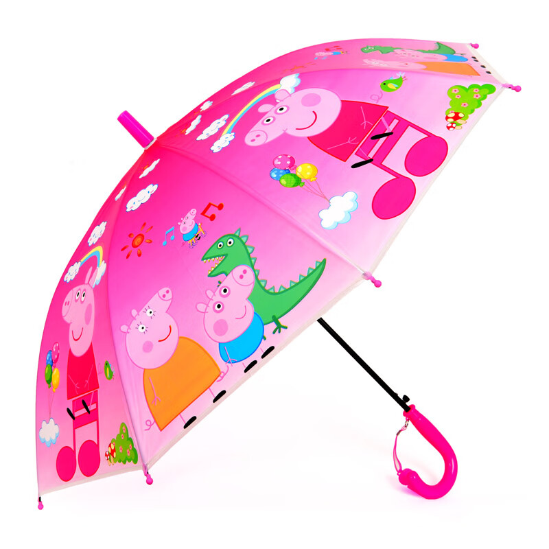 卡通儿童雨伞POE伞 创意卡通动漫个性晴雨伞 佩奇卡通雨伞