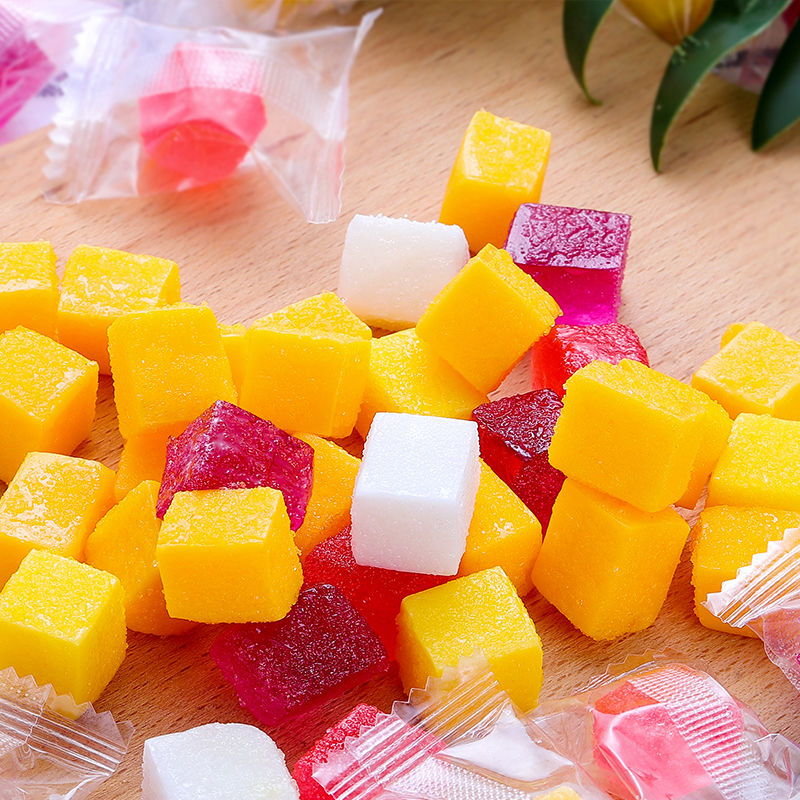 芒果糖软糖水果味软糖批发水果糖软糖办公室零食 口味混搭版(可联系