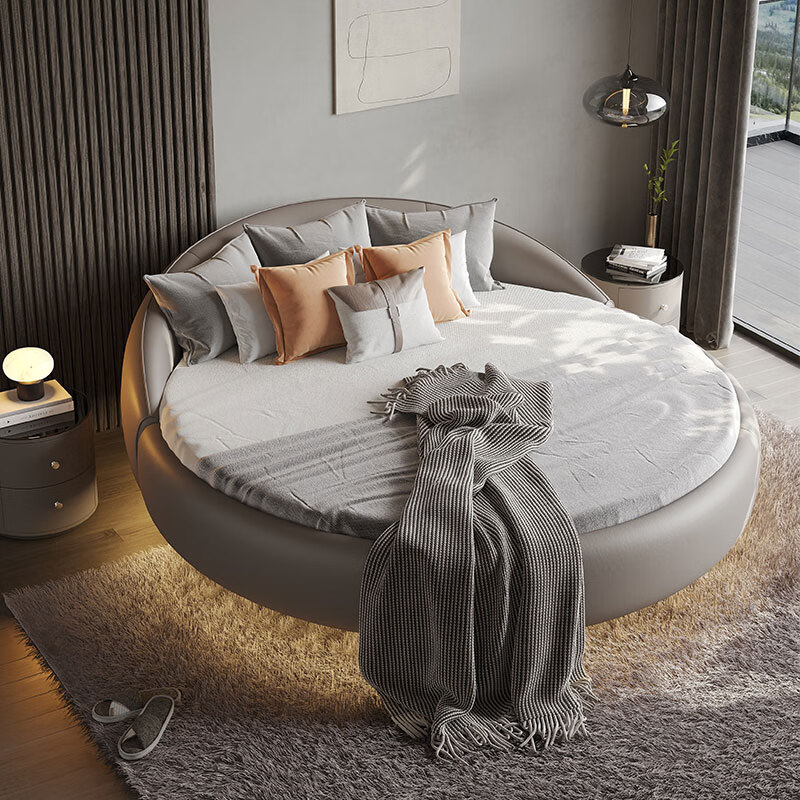 02.2大床酒店床 2.0圆床单床