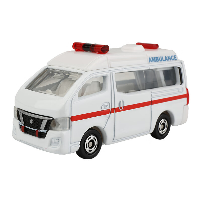 多美（TAKARA TOMY）多美卡合金仿真小汽车模型男孩玩具18号尼桑急救车救护车471066图片