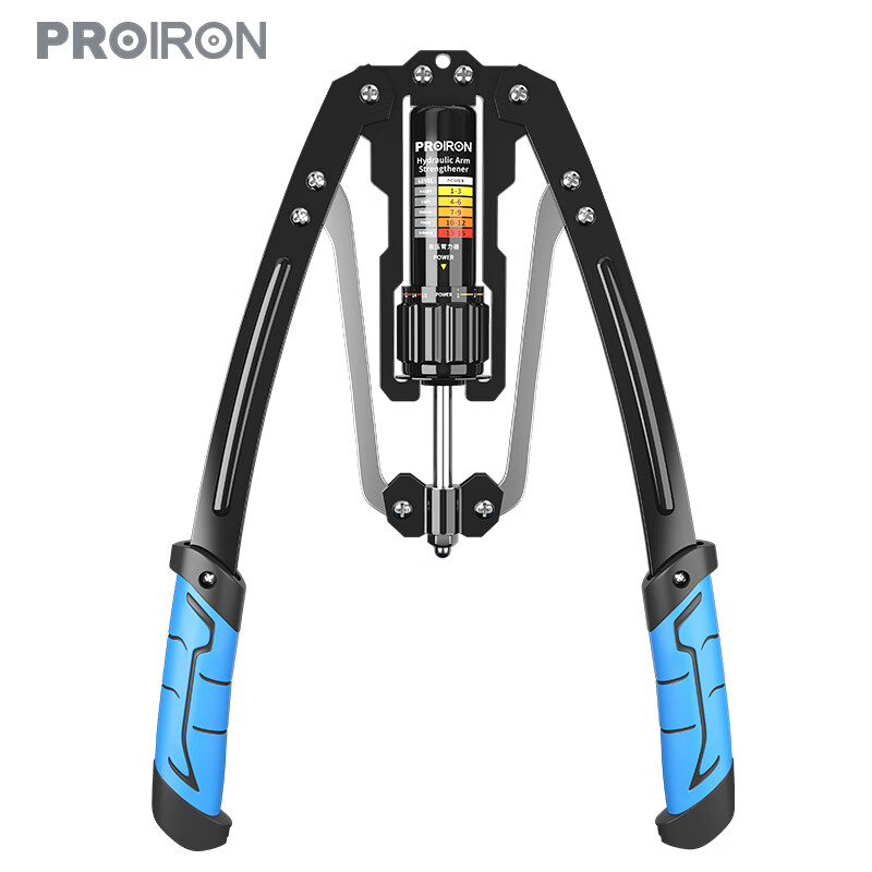 PROIRON臂力器 10~200公斤可调节液压臂力棒 家用男女练臂肌健身器材 胸肌训练握力棒新升级「液压臂力器」