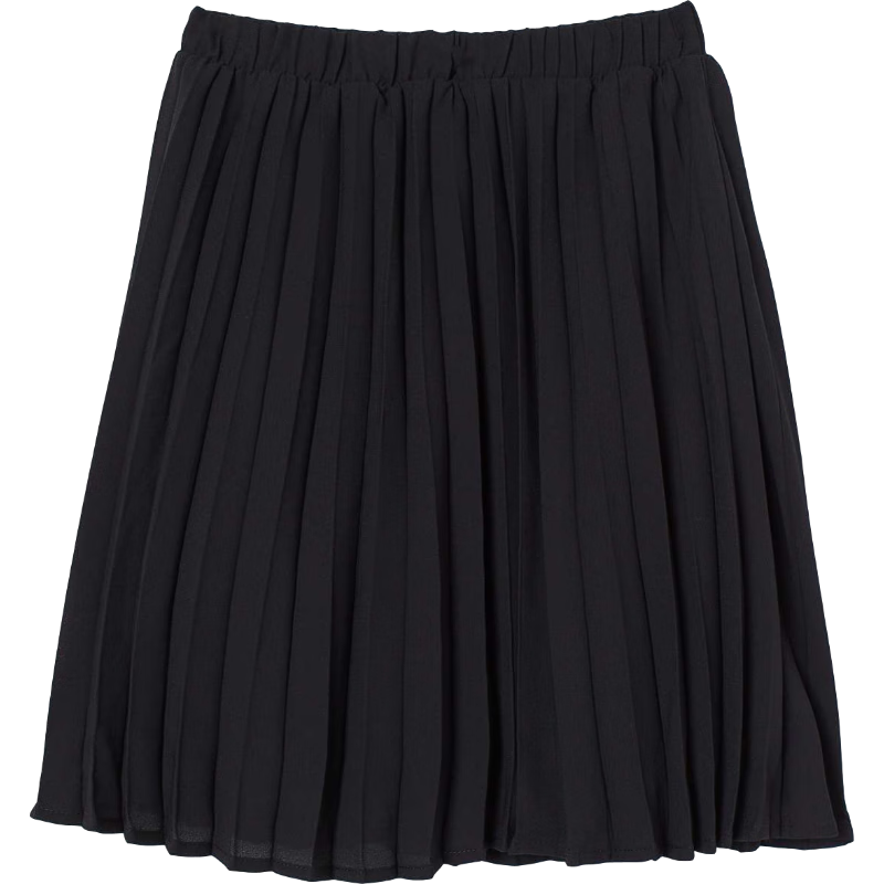 H&M�ļ�ͯװŮͯ����ȹ͸����֯ѧԺ�纫�����ȹ0872571 ��ɫ 90/50