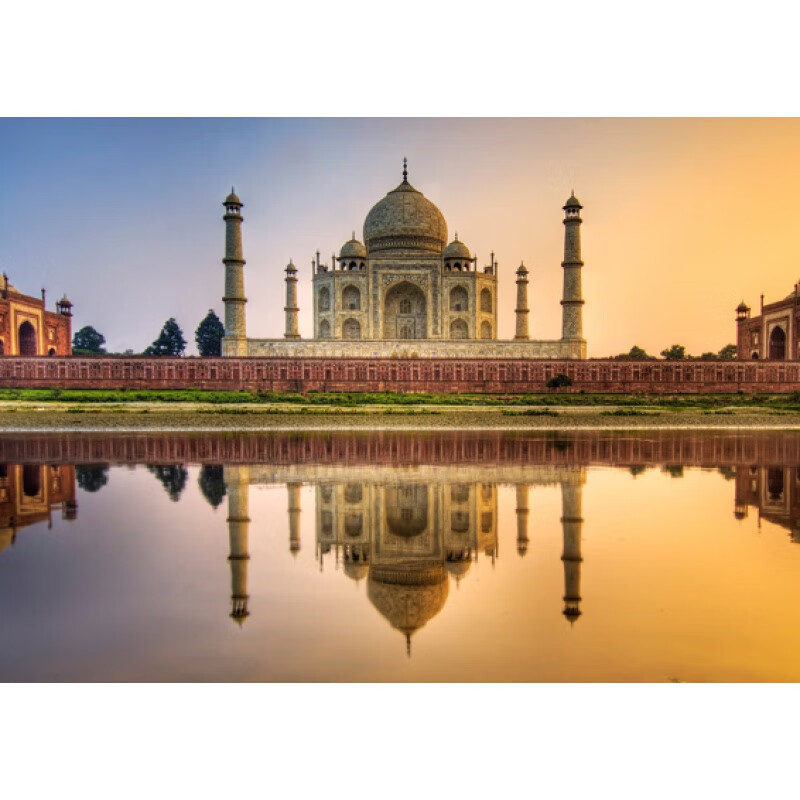 狼天影(langtianying) 泰姬陵海报玛哈尔陵名胜建筑墙贴画风景宿舍
