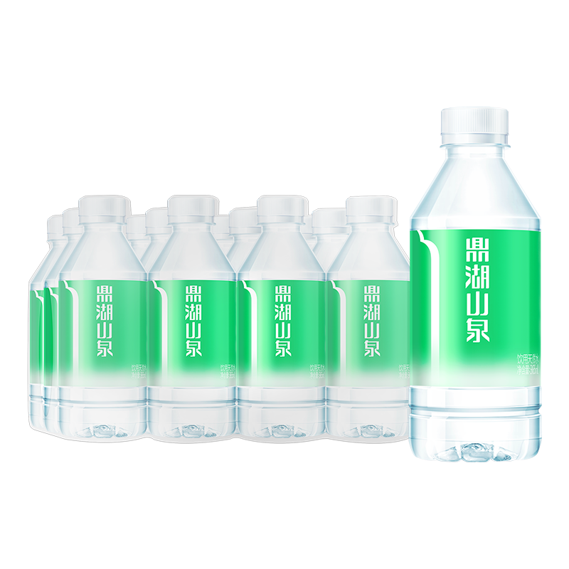 鼎湖山泉饮用天然水 365ML/瓶 整箱装 小瓶便携 口感清甜 12瓶/膜包