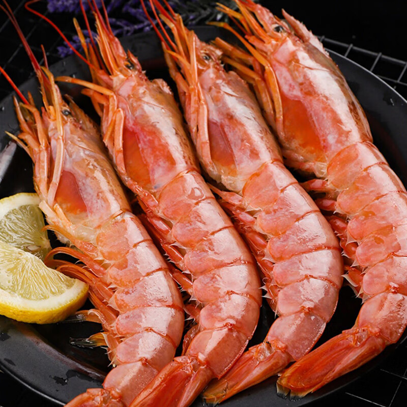 尊利渔船冻阿根廷红虾500g/盒l1大规格20cm 大虾烧烤海鲜大虾红魔虾