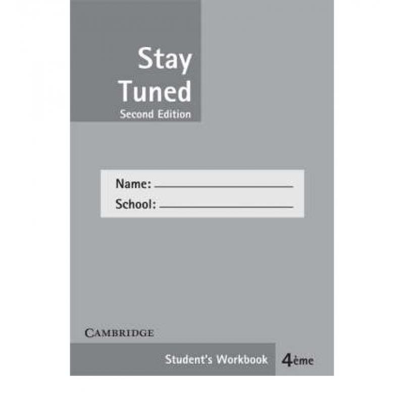 预订 stay tuned workbook for 4 eme
