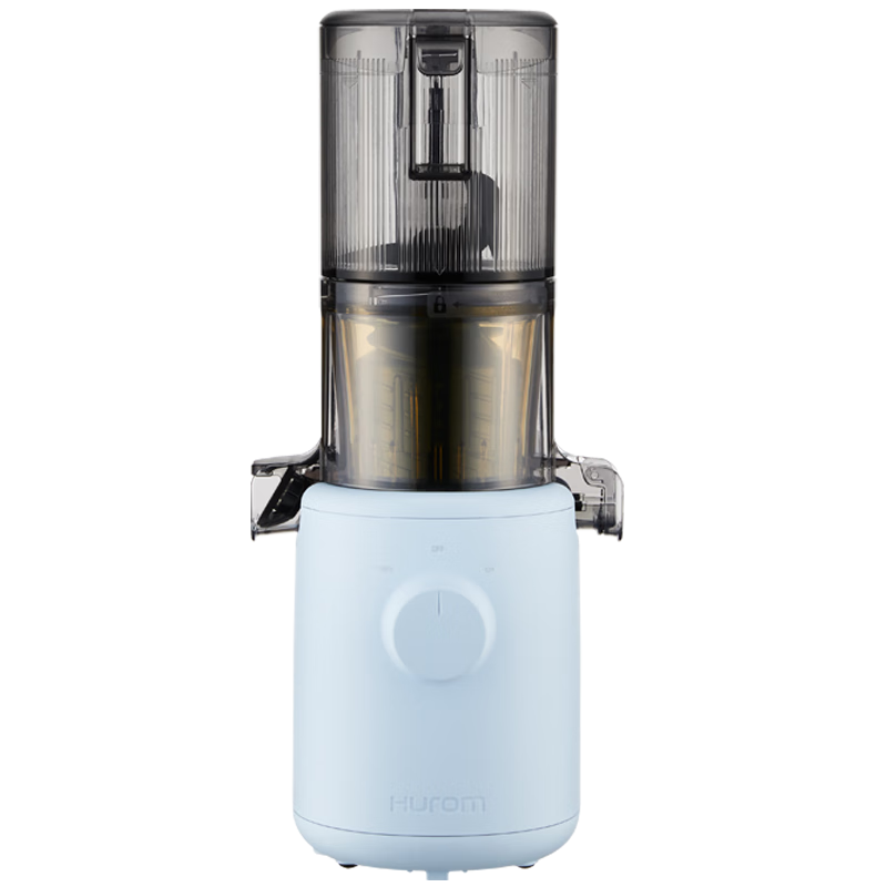 惠人(HUROM)原汁機H310A榨汁機家用汁渣分離水果機果蔬榨汁機無(wú)網(wǎng)大口徑韓國進(jìn)口 【迷你款】無(wú)網(wǎng)大口徑-淺藍