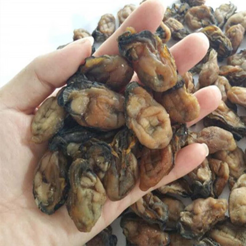 湛江特產(chǎn) 生蠔干 蠔鼓干 牡蠣干 海蠣干 生曬蠔肉  淡曬生蠔干 生蠔干500g