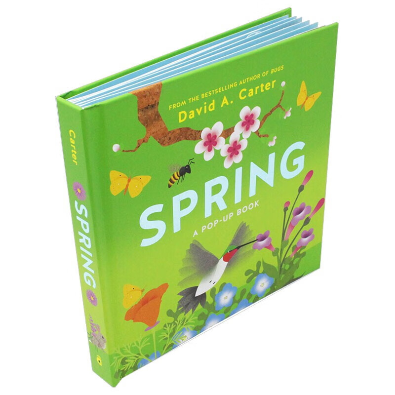 订购spring:pop-up春天 进口英文原版儿童启蒙认知图画立体书3-6岁