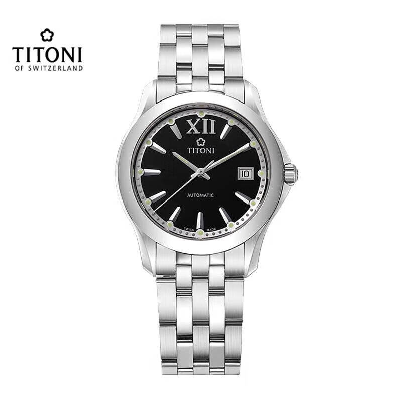 梅花(titoni) 【 全国联保】空霸系列男士机械表休闲商务男表送男友