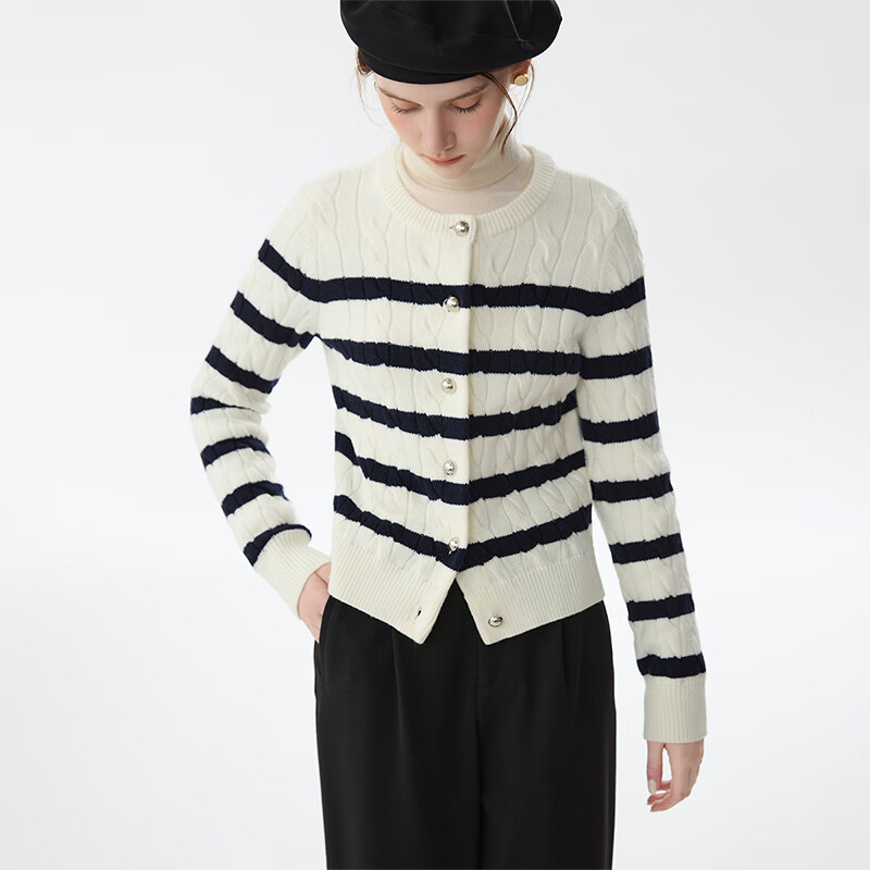 ��˼�����ڰ����ƽʻ���֯��������Ů2024�ﶬ��Ǯ��ë��14030 ��ɫ XS 125.95Ԫ