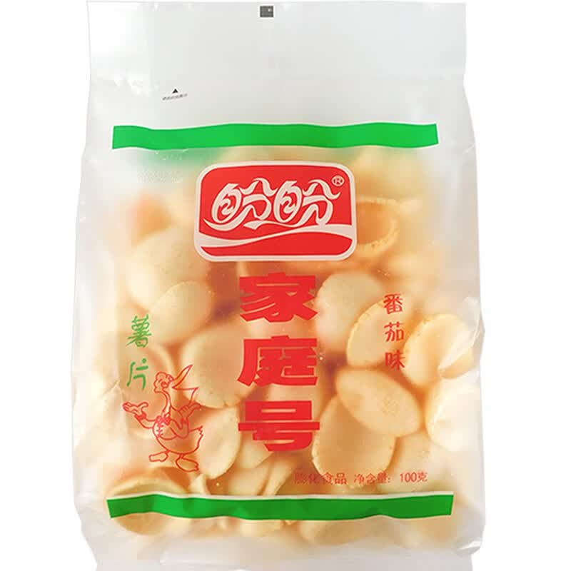 盼盼家庭号薯片100g/袋原味番茄味虾条薯片膨化零食休闲食品儿时零食