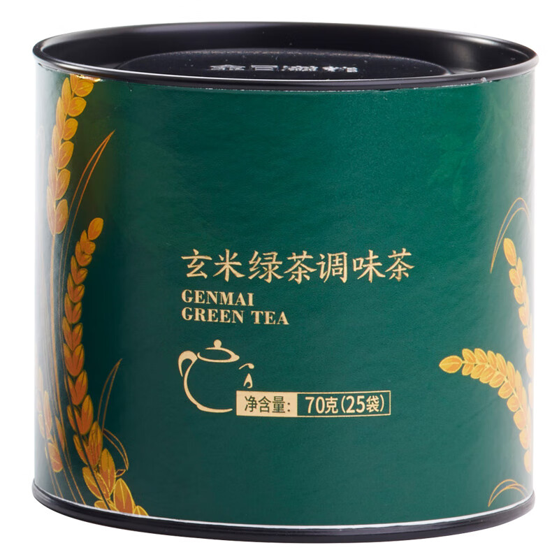 金日滋能玄米绿茶 玄米绿茶组合茶包茶叶花草茶3gX20袋/罐 玄米绿茶养生茶 玄米绿茶