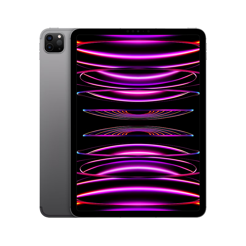 Apple 苹果 iPad Pro 2022款 11英寸 平板电脑（2388*1668、M2、256GB、5G版、深空灰色、MNYQ3CH/A）