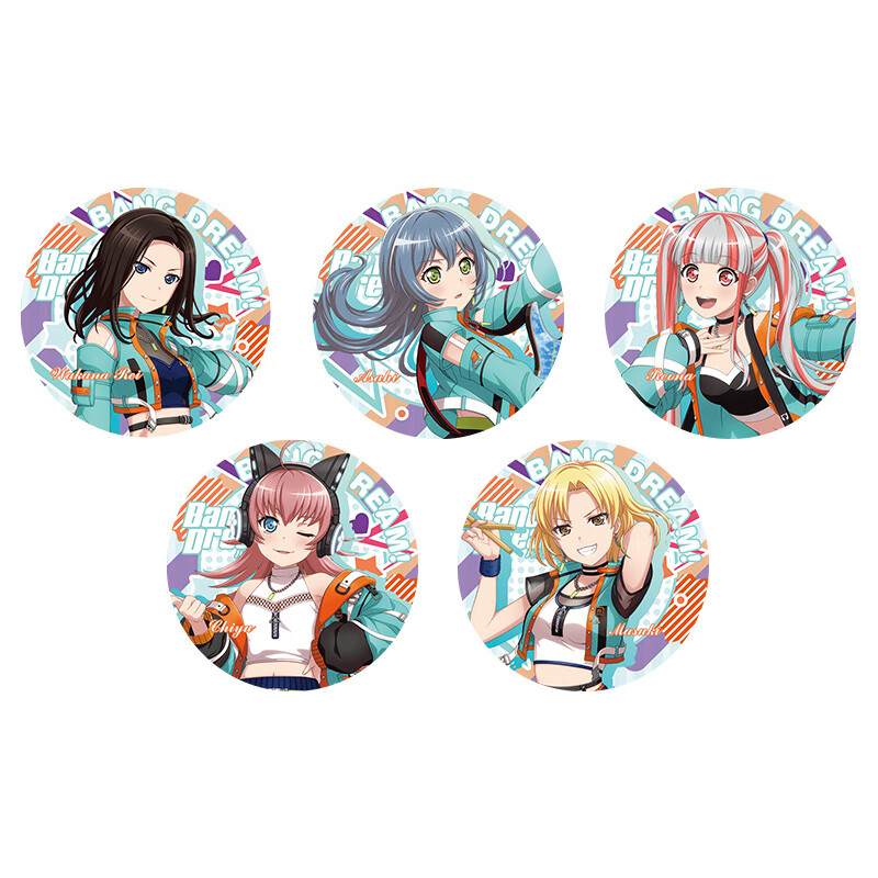 妙普乐bangdream邦邦户山香澄丸山彩凑友希那游戏周边马口铁日谷底徽