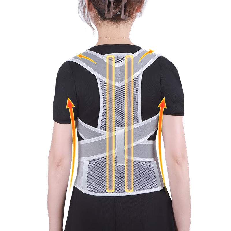 百亿补贴:盛坤驼背矫正器背部矫正带脊柱侧弯透气支撑学生成人男女孩挺胸矫姿带 j-3【L高1.65-1.8M重130-155斤】126元