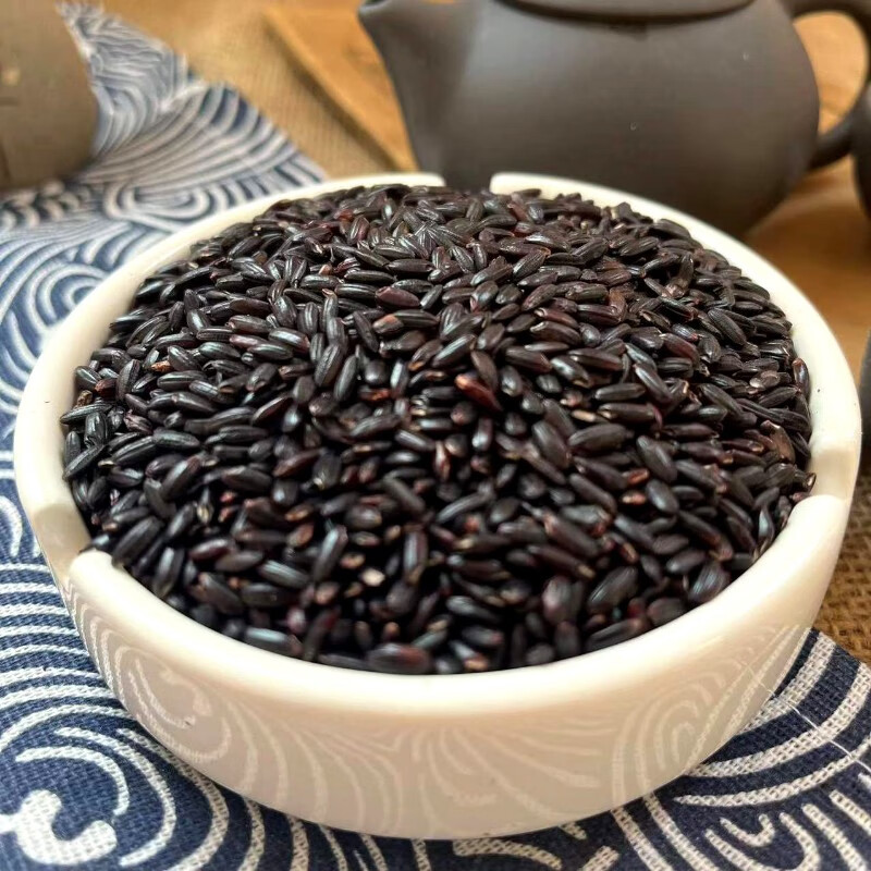 蕴召新米东北黑米500g一斤农家自产五谷杂粮黑香米熬粥散装食用
