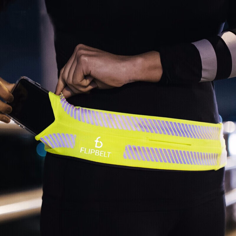 flipbelt美国飞比特夜跑装备跑步腰包运动腰带男女士马拉松反光手机