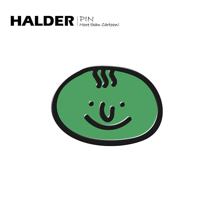 海洛迪 创意色彩笑脸表情金属胸针书包装饰徽章勋品美术生日礼物 趣味