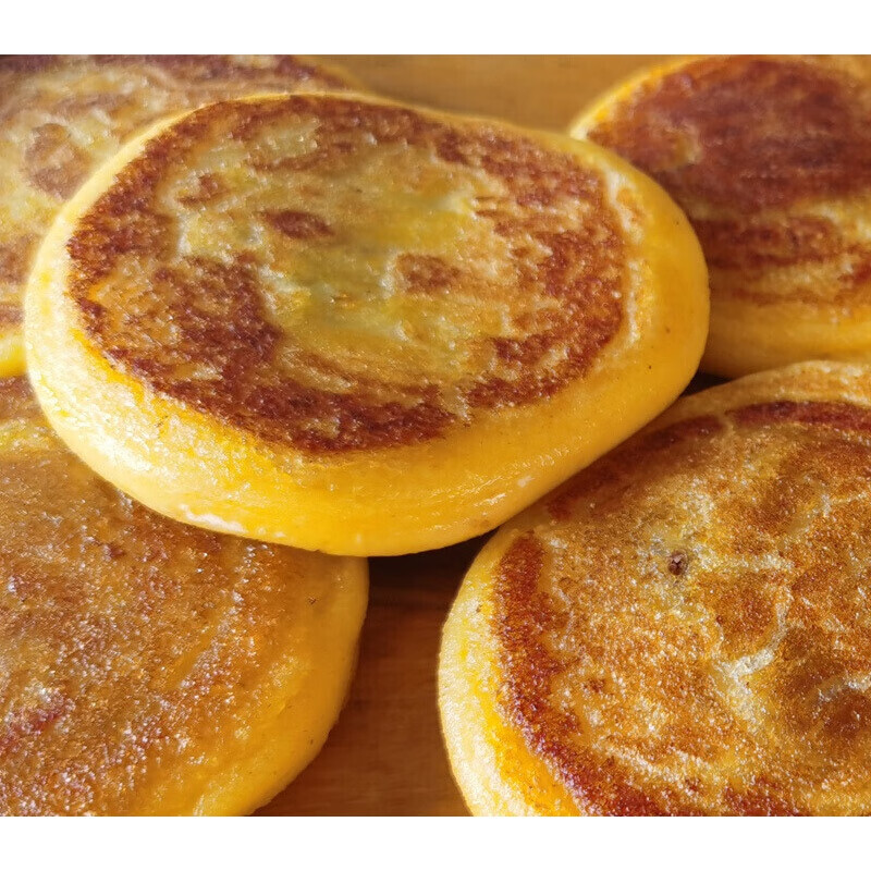 年糕饼东北农家糯米火勺带馅粘糕饼500g 甜味红豆沙馅500g