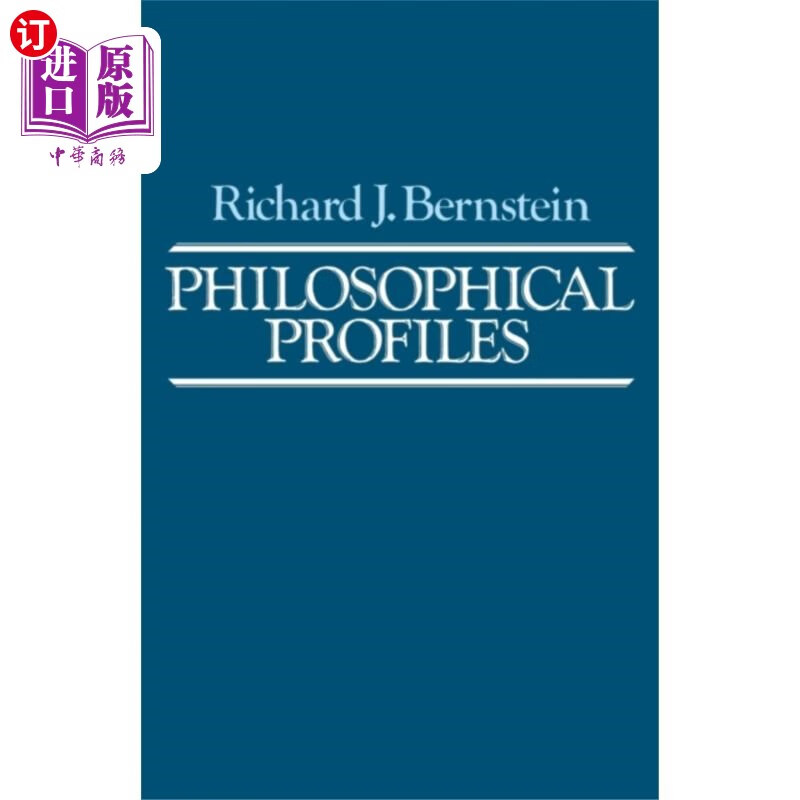 海外直订Philosophical Profiles 哲学的概要文件