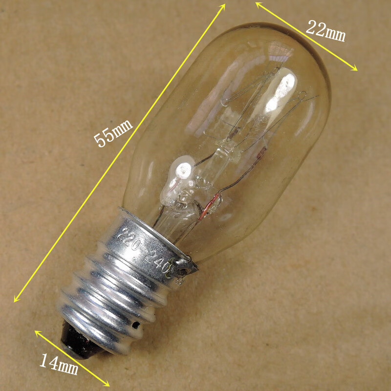 通用海尔电冰箱配件冷藏室内照明灯冰箱灯微波炉螺口白炽灯 螺口白炽