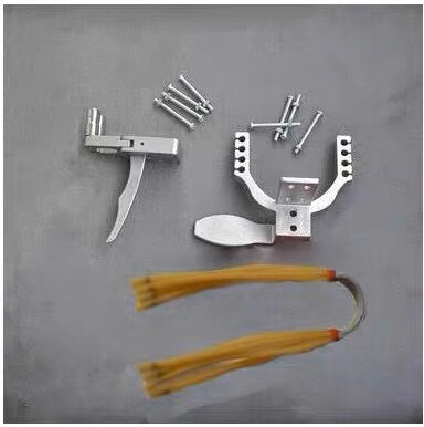 热奥撒放器不锈钢304不锈钢撒放弹弓夹弹器配件钢珠撒发放器 夹弹器八