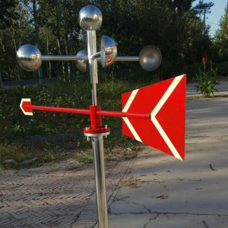 蔻均缕风向标 金属夜光反光方向标 不锈钢风杯式风向标 风车式 风向袋