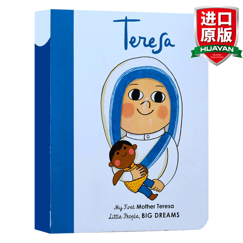mother teresa: my first mother teresa 英文原版 小人物大梦想纸板