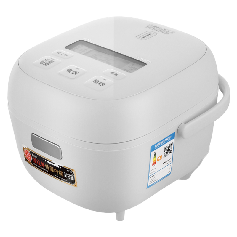 虎牌（TIGER）进口迷你小型电饭煲家用1.6L 1-2人份 星月白 JBS-T55C-WM