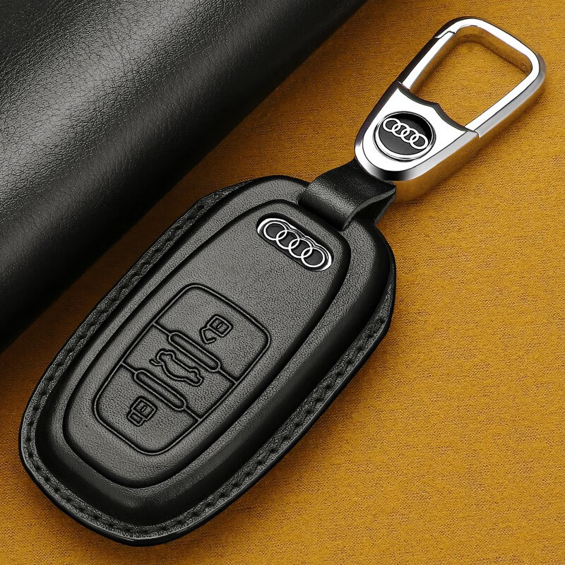 胤汝(yin ru)适用奥迪a6l钥匙套真皮12款-2018款a6la4la8q5a7a5钥匙包