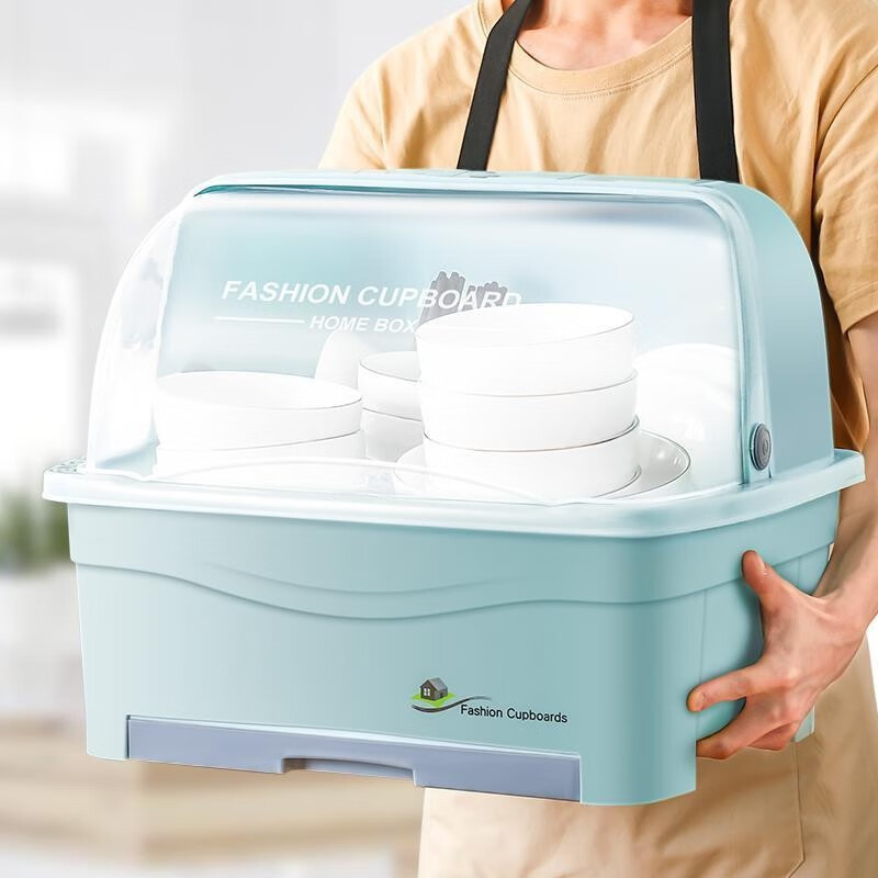 创京懿选厨房置物架装碗筷收纳盒放碗箱碗碟各种家用神器沥水碗架台面