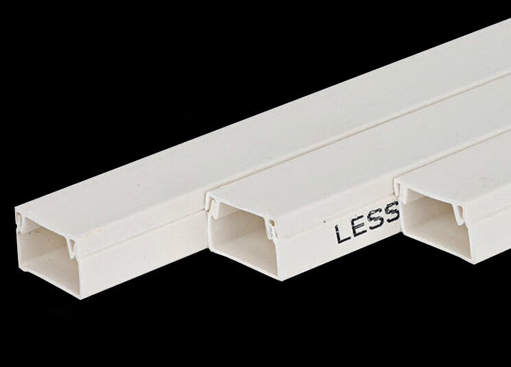 施韵令pvc线槽明装4分6分pvc阻燃绝缘电工套管方形线槽a槽b槽白色 24