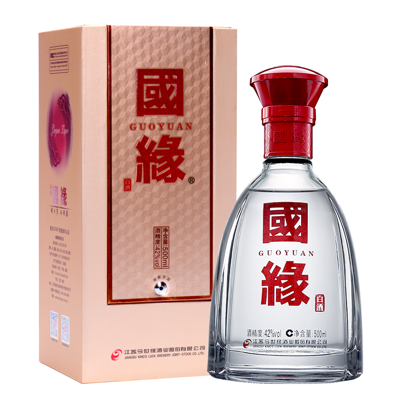 今世缘 国缘 单开 42%vol 浓香型白酒 500ml 单瓶装