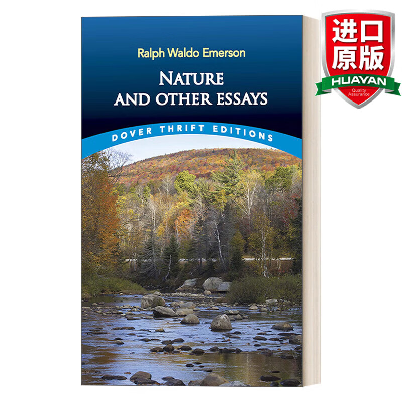 nature and other essays 英文原版 自然 爱默生随笔集 dover thrift