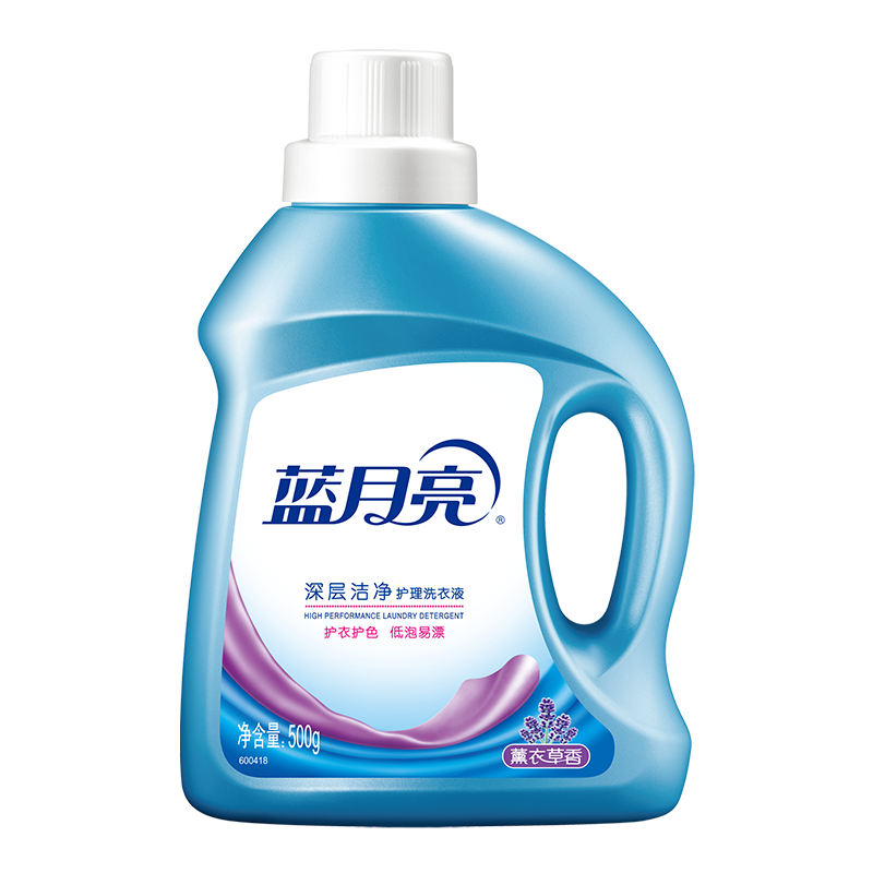 蓝月亮 洗衣液深层洁净低泡易漂洗衣液 洁净洗衣液500g瓶装