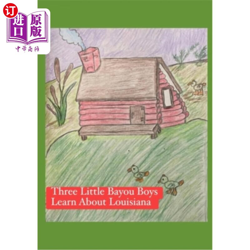 海外直订three little bayou boys learn about louisiana 三个小男孩