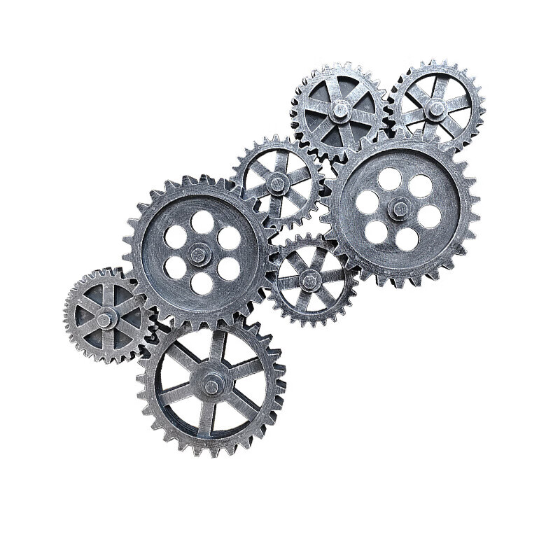泰瑞格 创意连体墙饰 美式复古齿轮壁挂 酒吧餐厅壁饰墙面装饰 八连环
