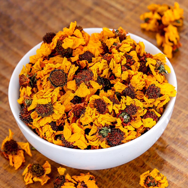 茶礼昆仑雪菊新疆特产克里阳高海拔和田天山冰山罐装特级血菊花茶