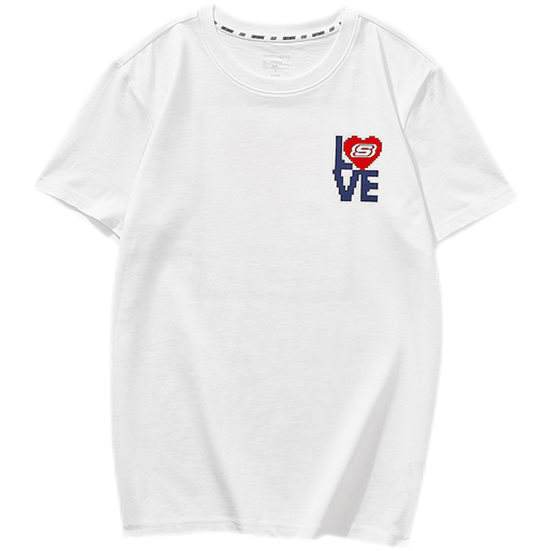 男士T恤Skechers斯凯奇LOVE印花休闲T恤L121U166价格曲线与销量趋势分析