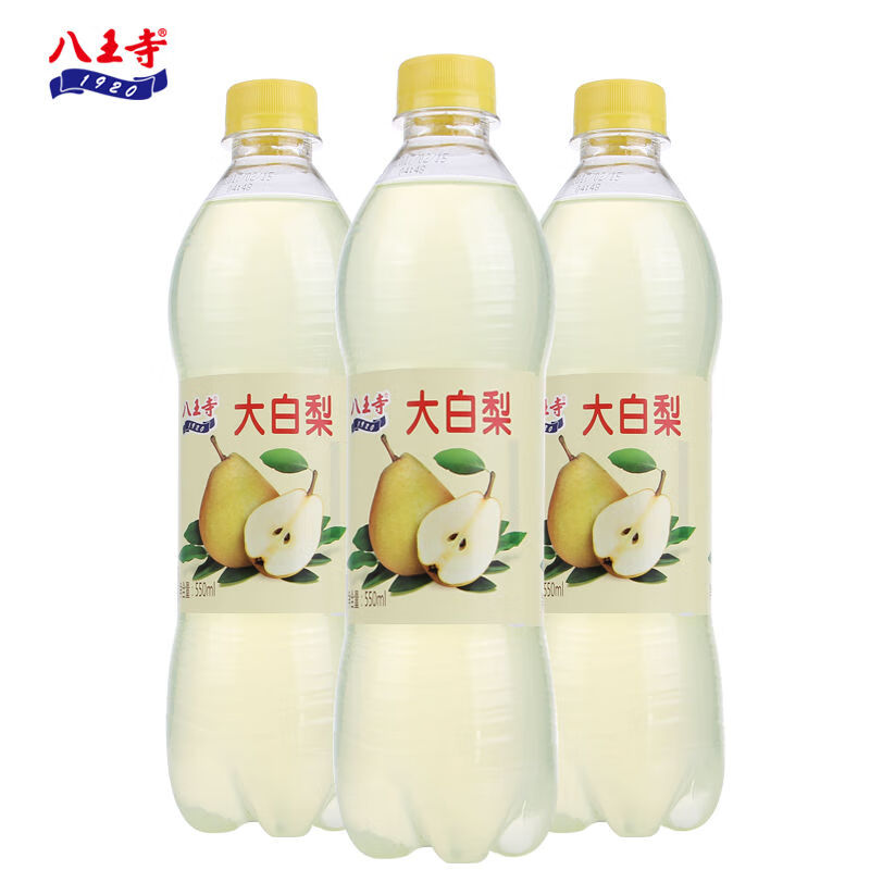 俏滋郎沈阳特产 汽水 550ml*6/12瓶 老汽水大白梨口味整箱 碳酸果