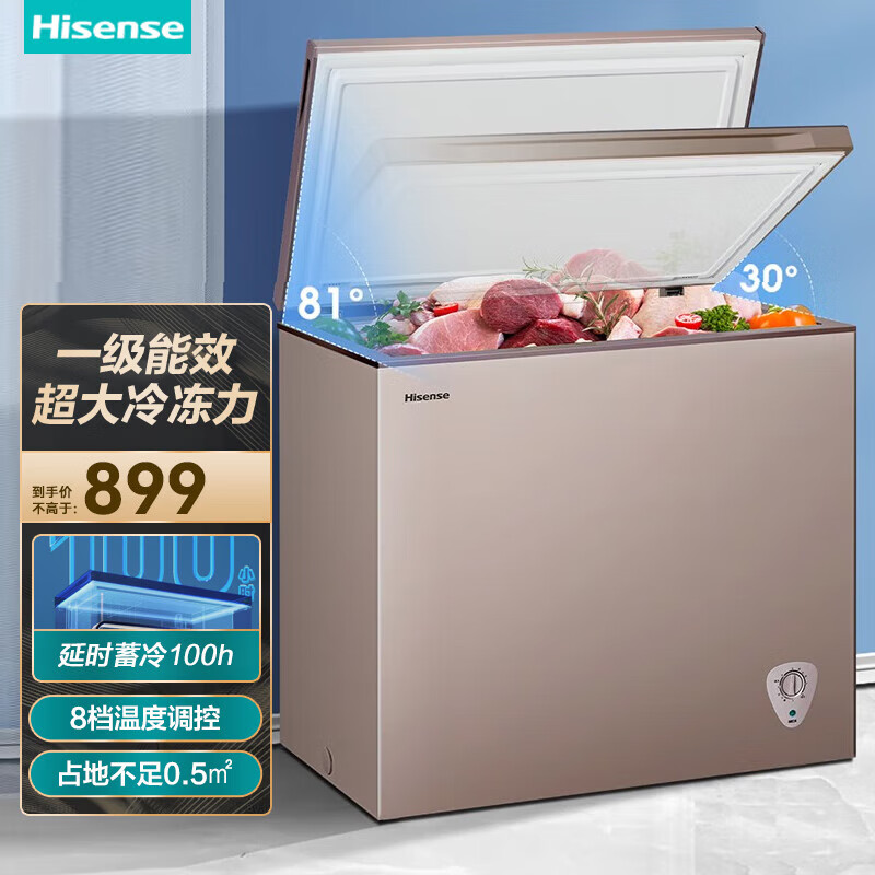 海信 203升 一级能效家用冰柜 冷藏冷冻转换冷柜 节能省电单门小冰柜BD/BC-203NUD怎么看?