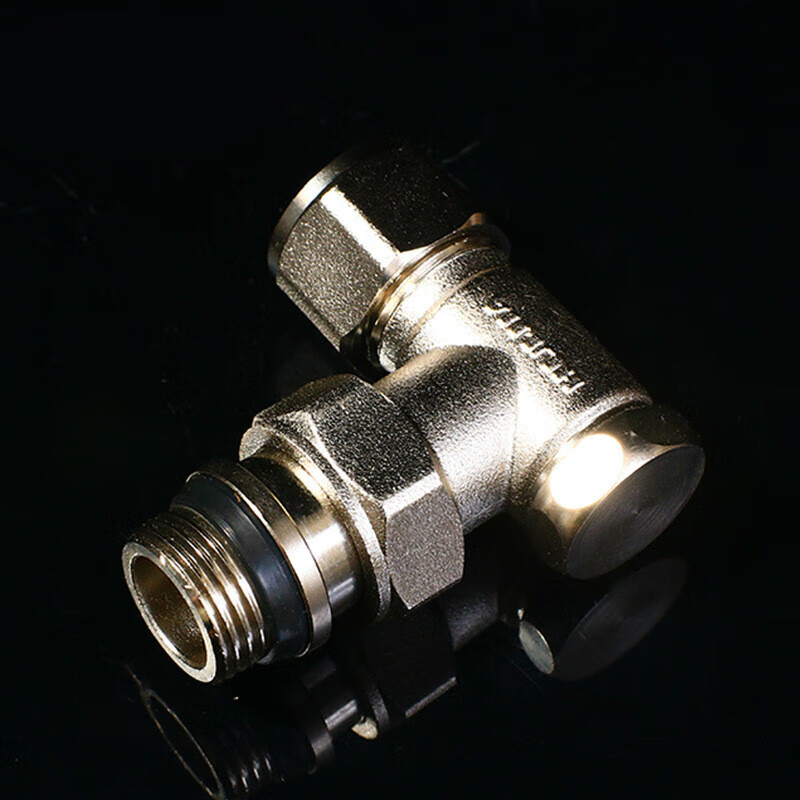 樱姬角式调节阀门黄铜暖气回水温控阀1216*12m hj8516 温控调节阀1216