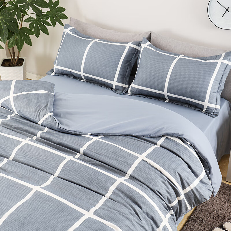 三件套瑞卡丝磨毛三件套学生宿舍床单被套枕套适用1.2米床为什么买家这样评价！质量真的好吗？