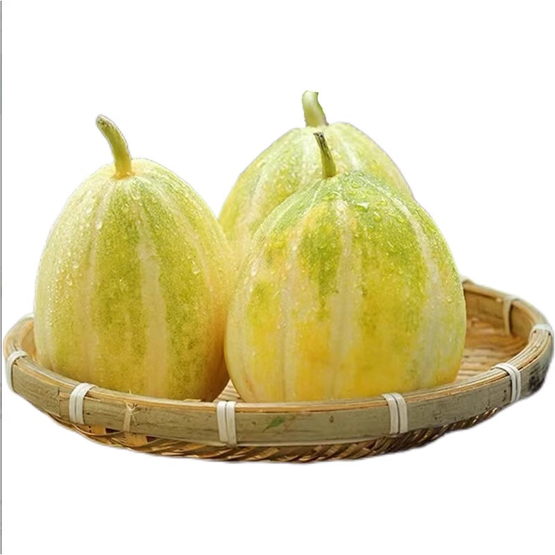 青尊园东北香瓜京密小甜瓜新鲜水果时令应当季水果白糖罐面甜瓜 3斤